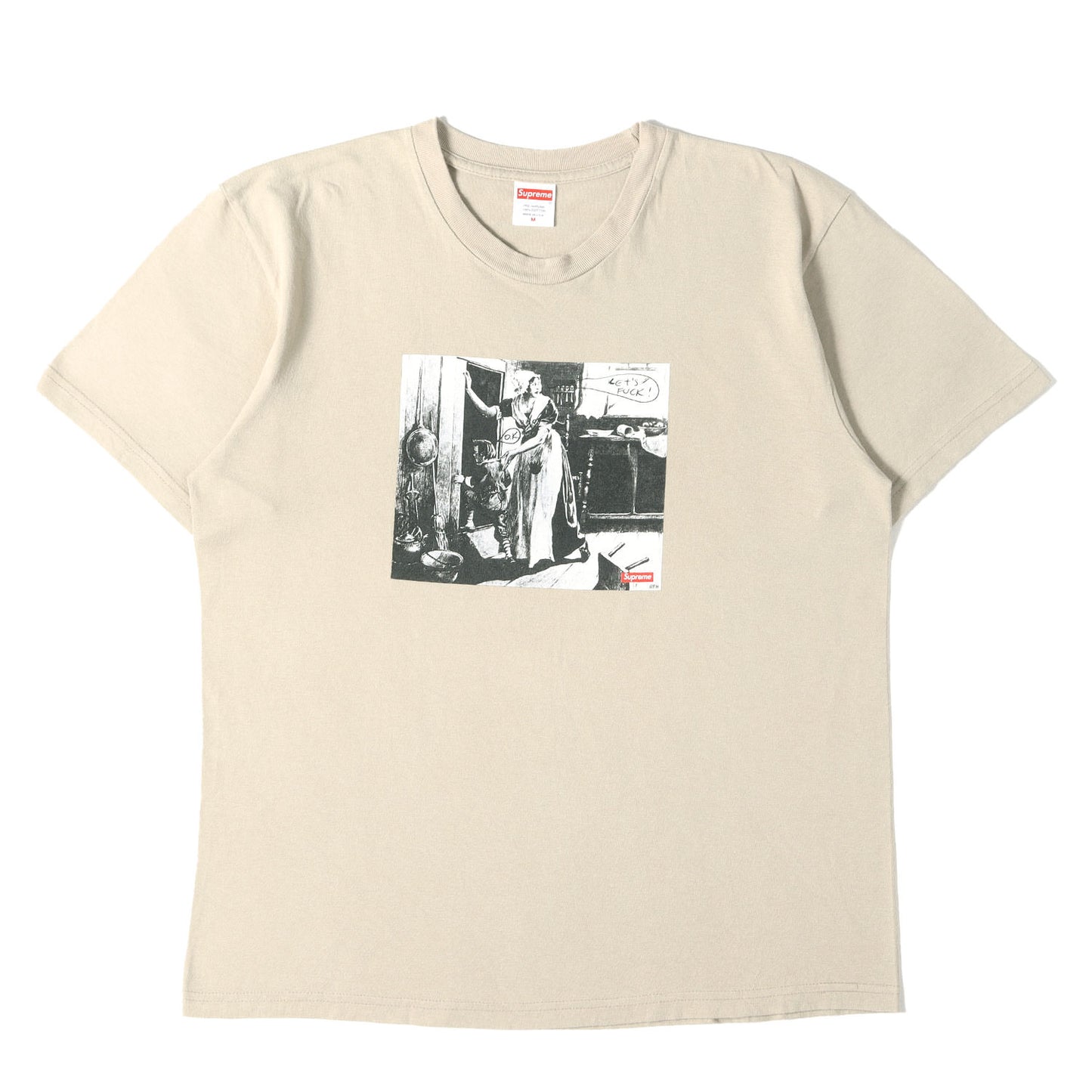 ×Mike Kelley フォトコラージュ Tシャツ(Supreme Hiding From Indians Tee)