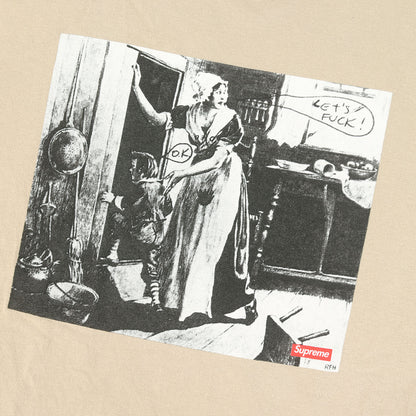 ×Mike Kelley フォトコラージュ Tシャツ(Supreme Hiding From Indians Tee)