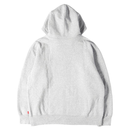22AW スモールBOXロゴ ジップ スウェットパーカー(Small Box Drawcord Zip Up Hooded Sweatshirt)