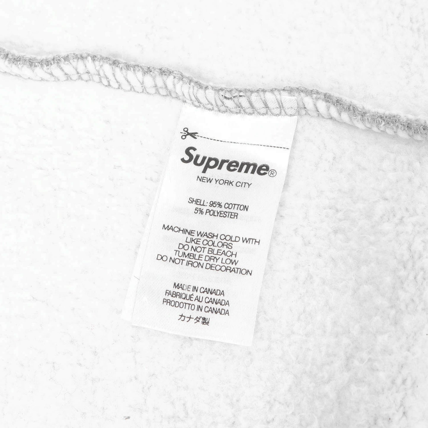 22AW スモールBOXロゴ ジップ スウェットパーカー(Small Box Drawcord Zip Up Hooded Sweatshirt)