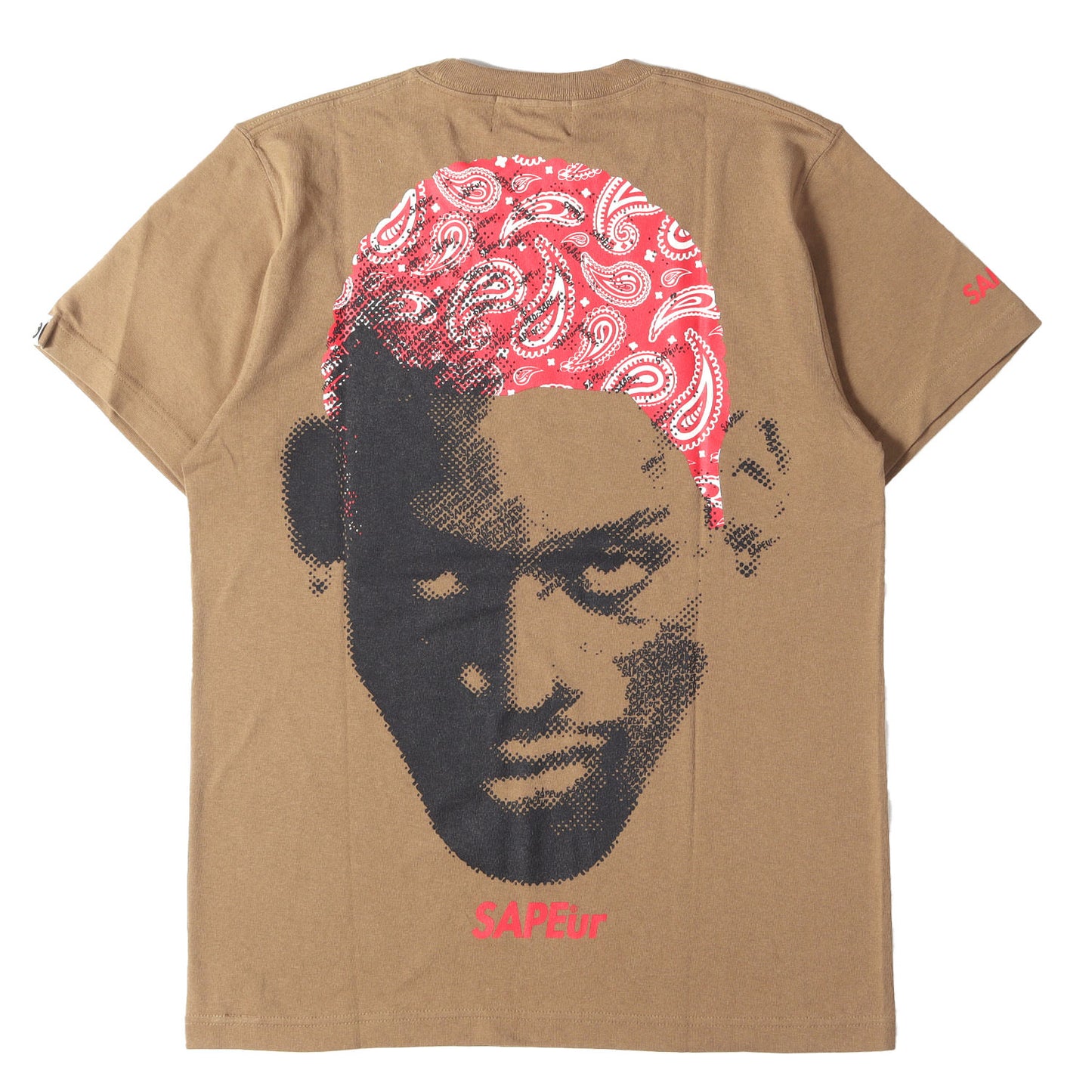バンダナ柄 デニス・ロッドマン Tシャツ