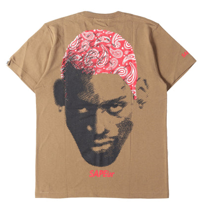 バンダナ柄 デニス・ロッドマン Tシャツ