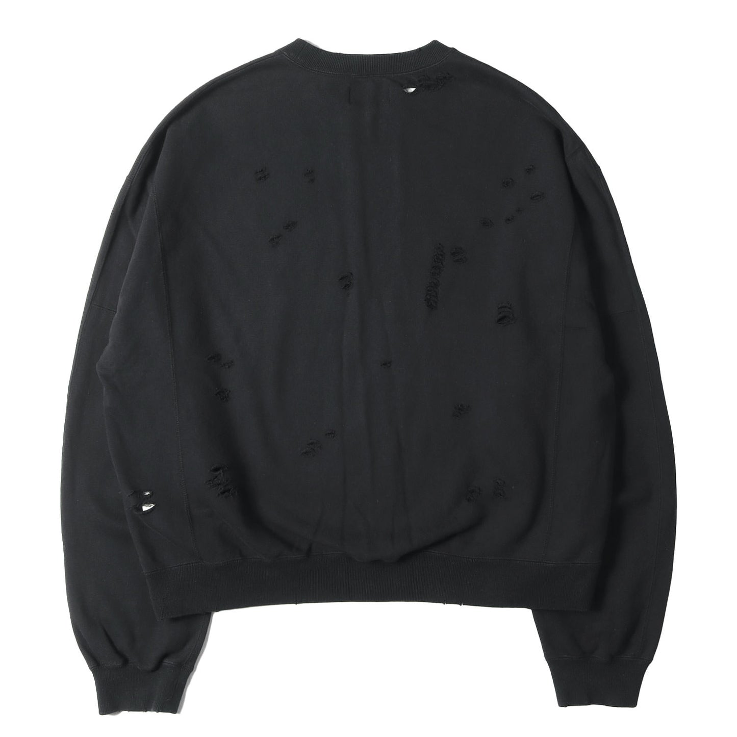24AW ダメージ加工 オーバーサイズ スウェット(Sabotage)