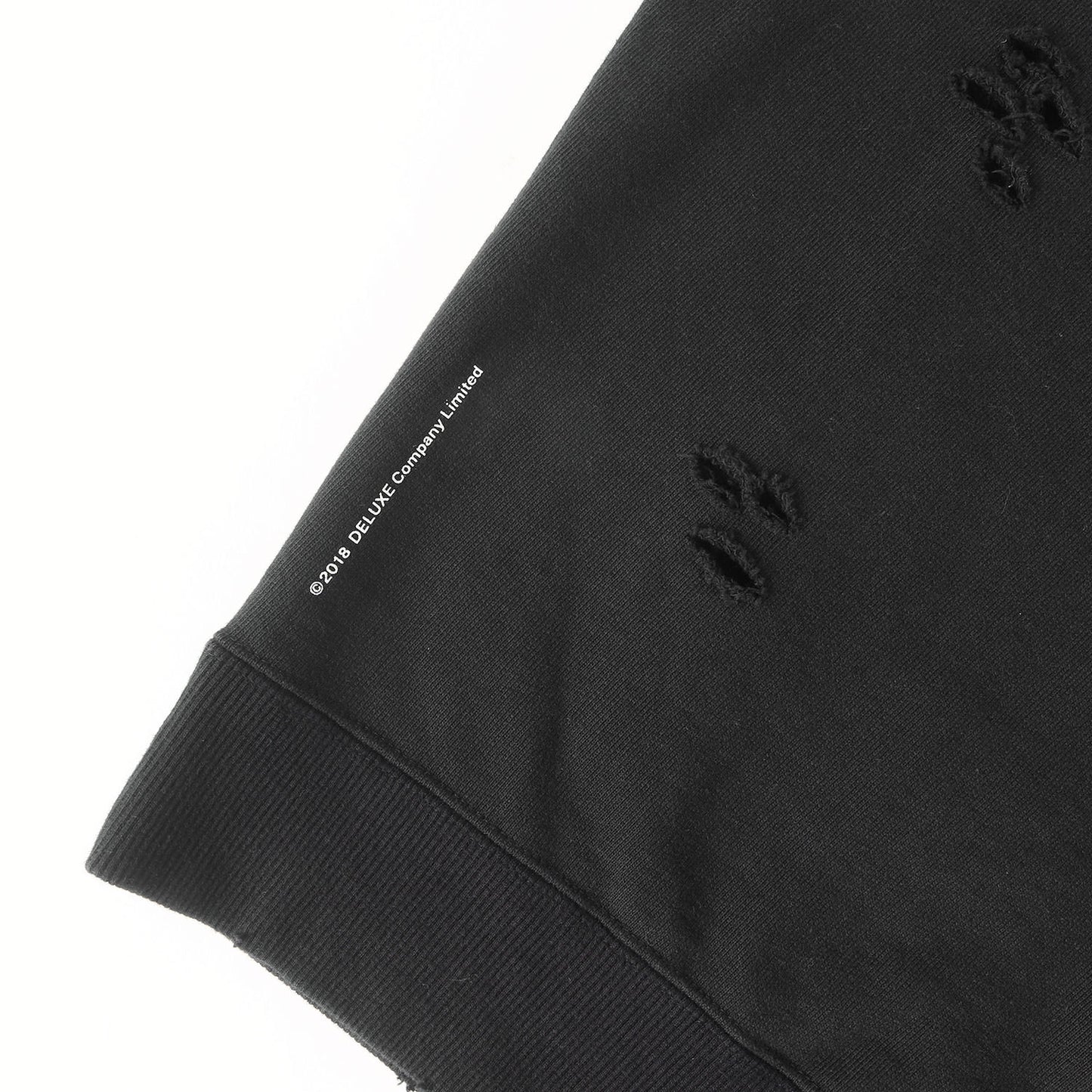 24AW ダメージ加工 オーバーサイズ スウェット(Sabotage)