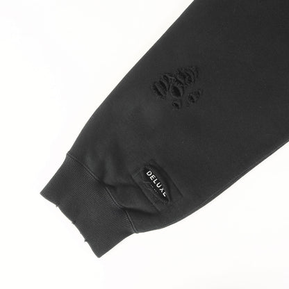 24AW ダメージ加工 オーバーサイズ スウェット(Sabotage)