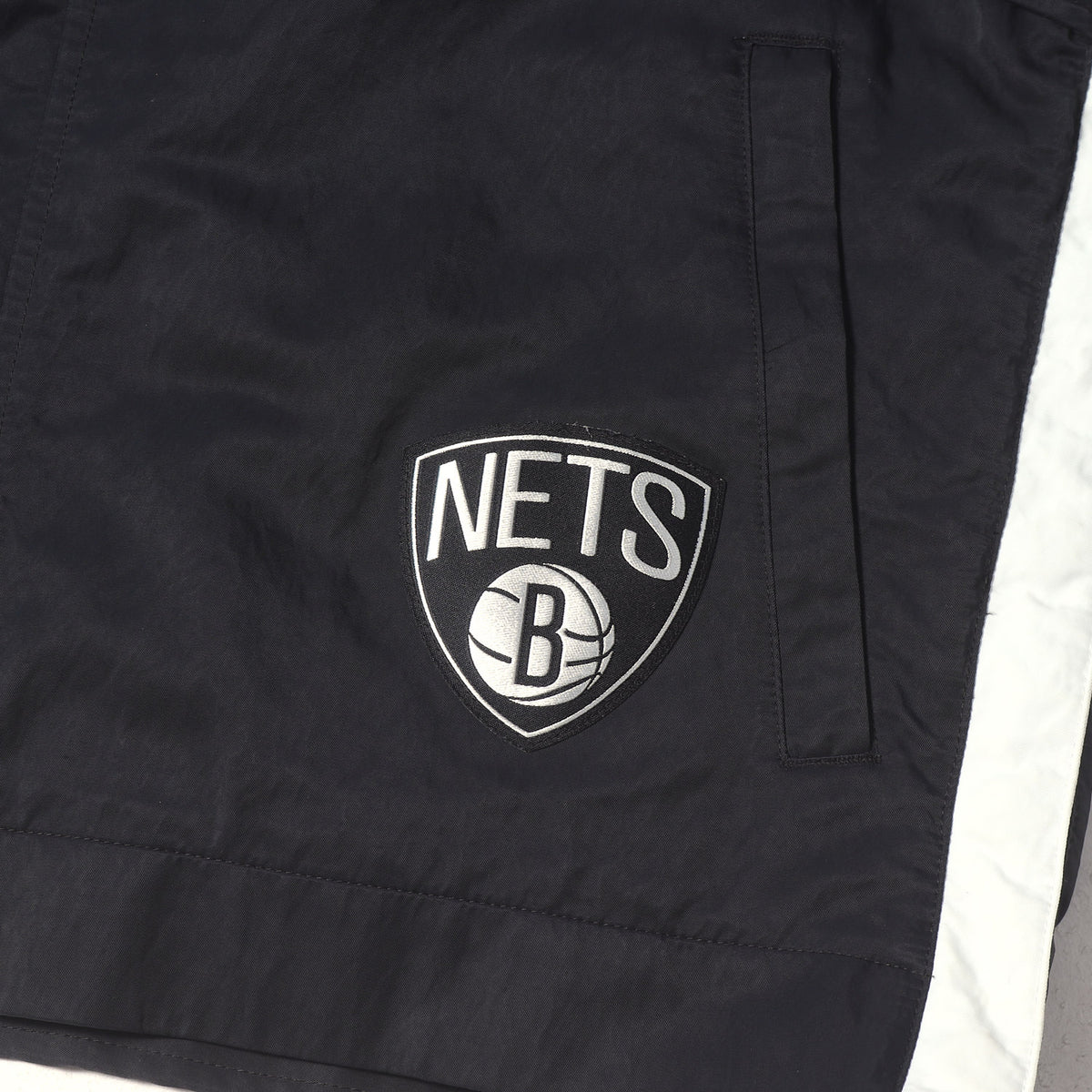 20AW ×NIKE ×NBA ブルックリン・ネッツ 裏地キルティング フーデッド ジャケット