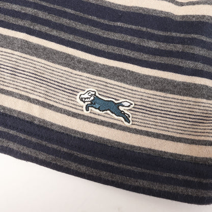 スウェットフード付き ボーダー Tシャツ
