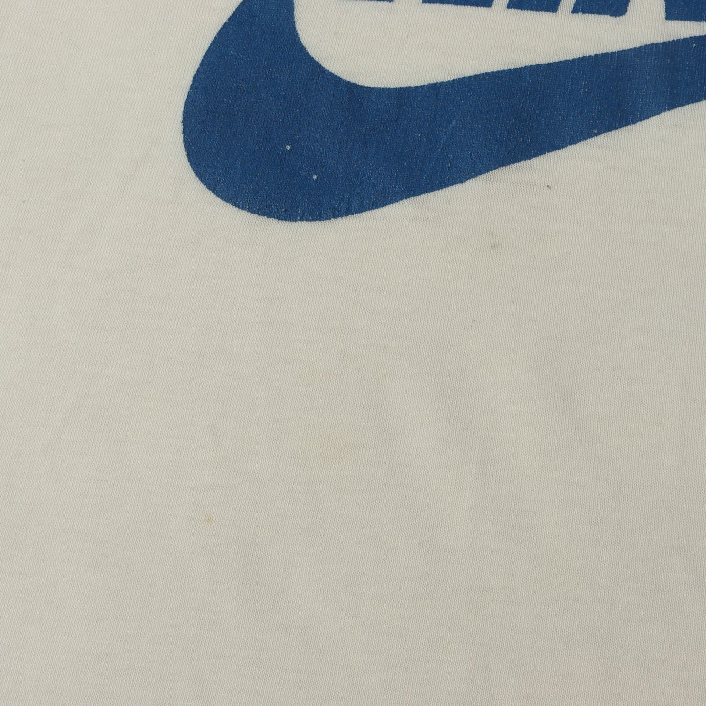 [希少 紺タグ] 80s スウッシュロゴ プリント 7分袖 フットボール Tシャツ USA製