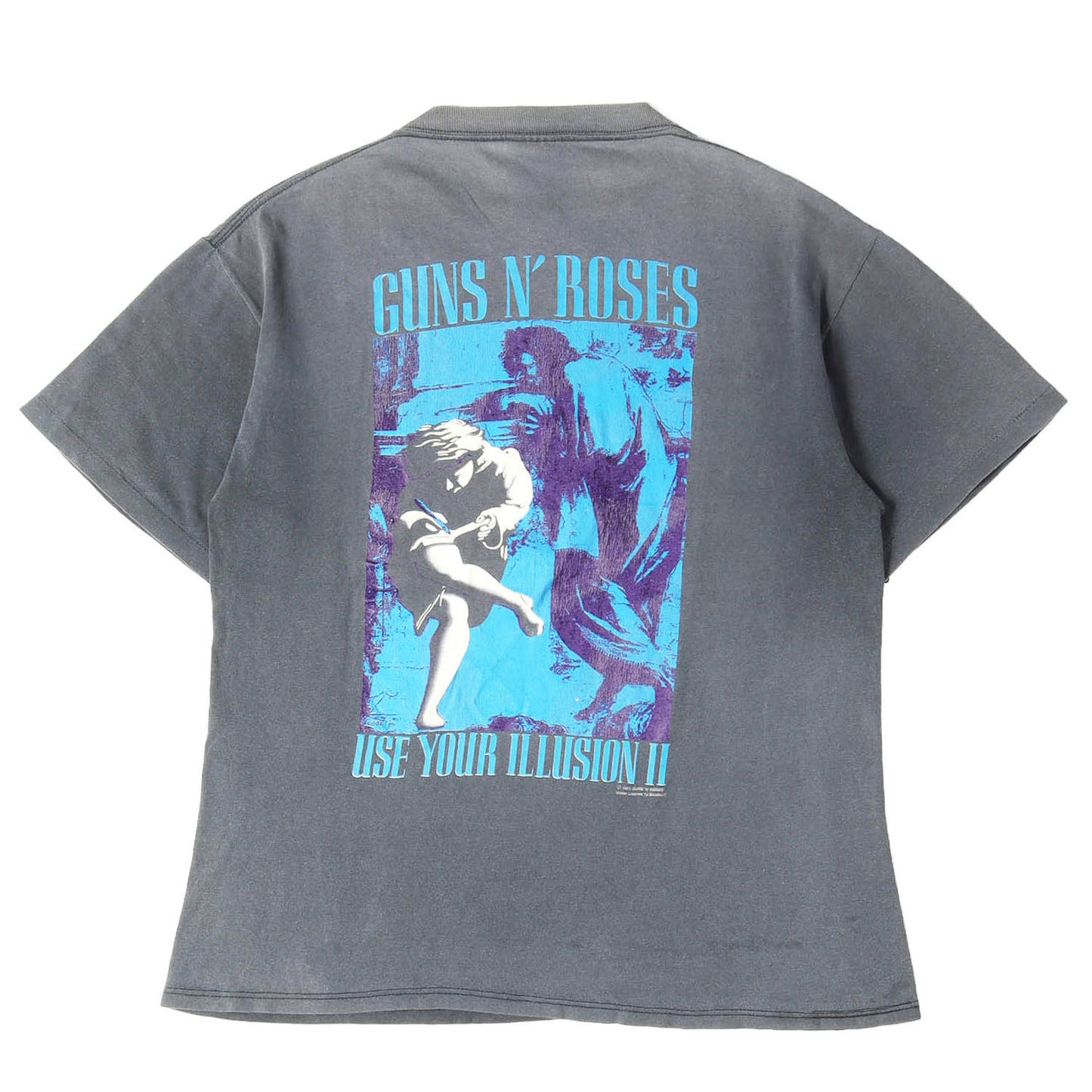 [雰囲気抜群] 90s Guns N Roses Use Your Illusion ガンズ・アンド・ローゼズ Tシャツ / USA製 BROCKUM