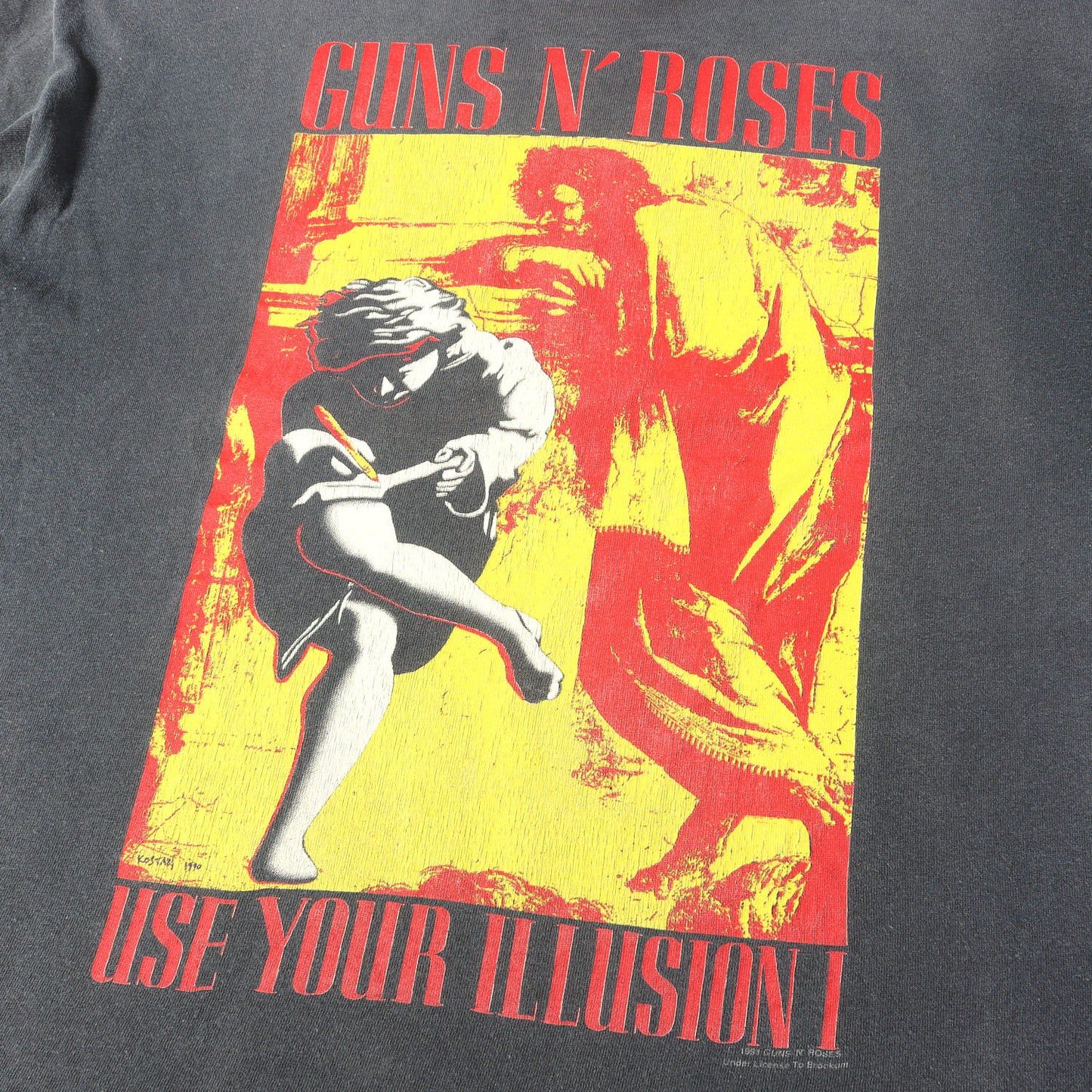 [雰囲気抜群] 90s Guns N Roses Use Your Illusion ガンズ・アンド・ローゼズ Tシャツ / USA製 BROCKUM