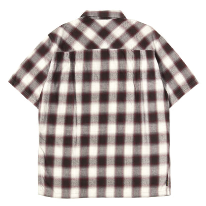 20SS オンブレチェック フランネル 半袖シャツ(B&C / C-SHIRTS. SS)