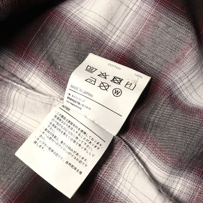 20SS オンブレチェック フランネル 半袖シャツ(B&C / C-SHIRTS. SS)
