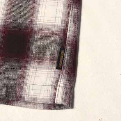 20SS オンブレチェック フランネル 半袖シャツ(B&C / C-SHIRTS. SS)