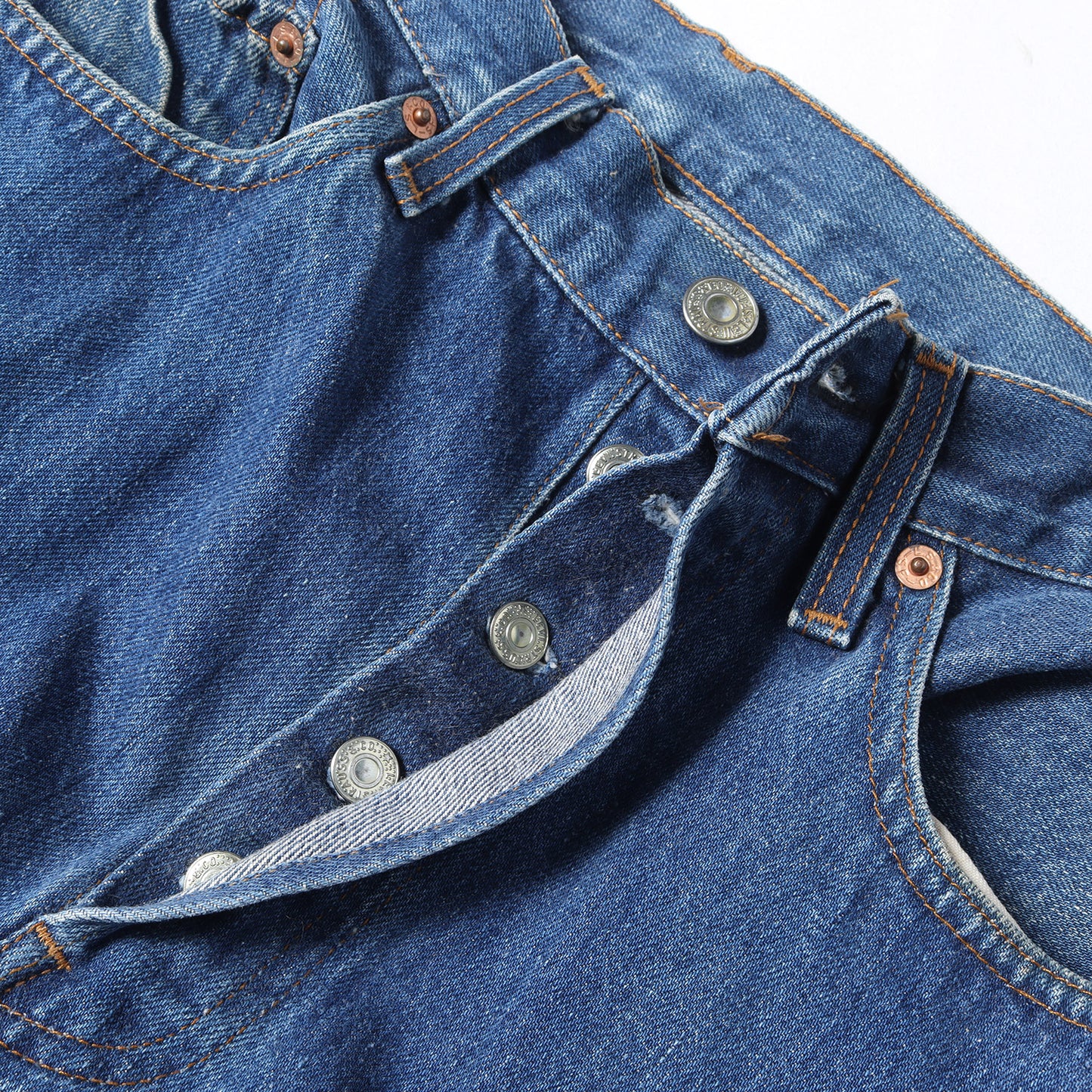 [110周年記念モデル] 90s 501 Big E デニムパンツ / USA製 ボタン裏刻印555 バレンシア工場