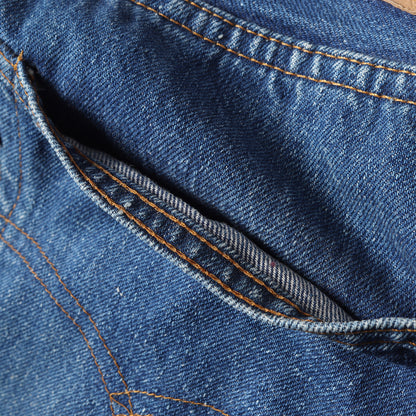 [110周年記念モデル] 90s 501 Big E デニムパンツ / USA製 ボタン裏刻印555 バレンシア工場