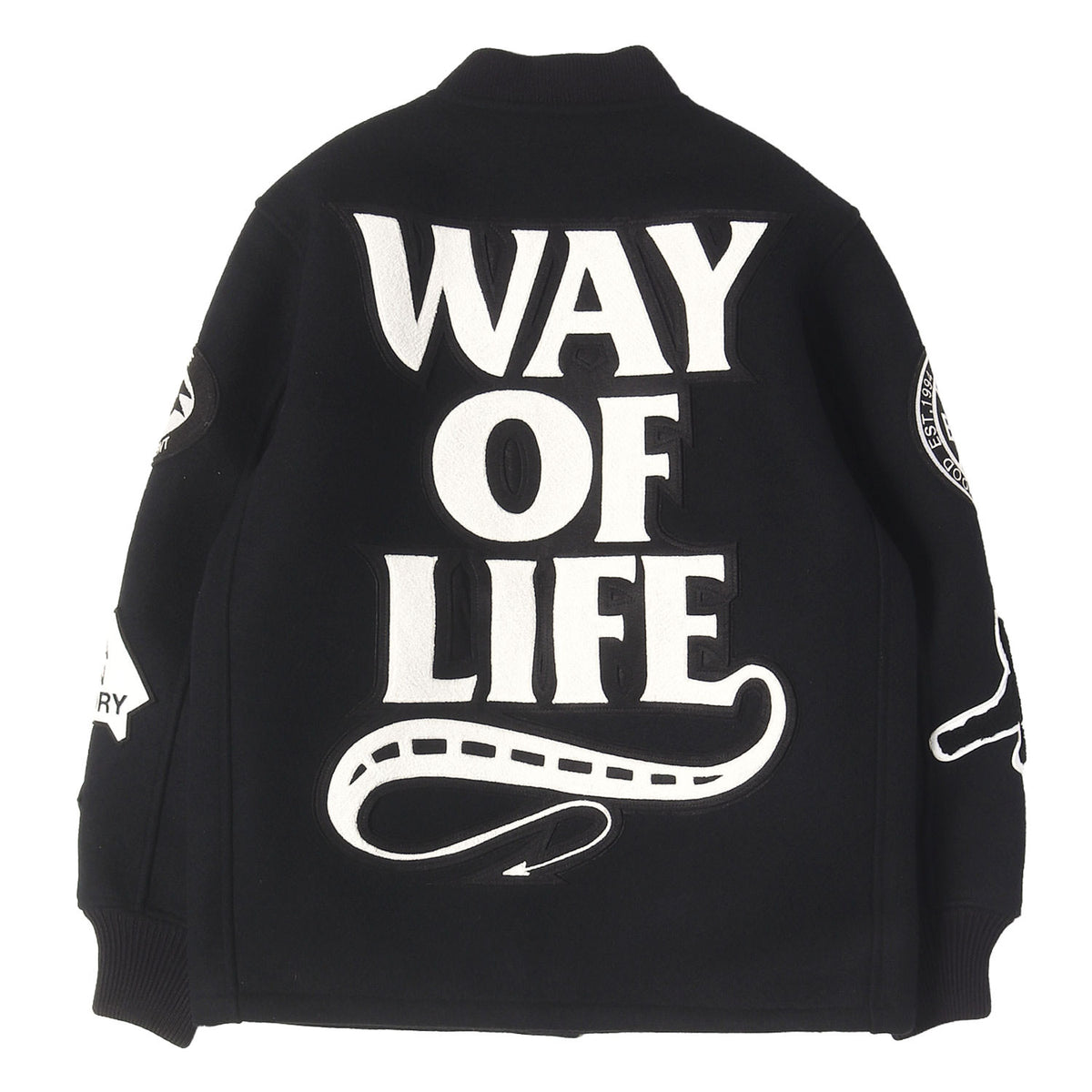 20周年記念 2025年 初売り限定 ×NEIGHBORHOOD ×WTAPS メルトン スタジャン / バーシティジャケット(20th ALL MELTON JACKET)