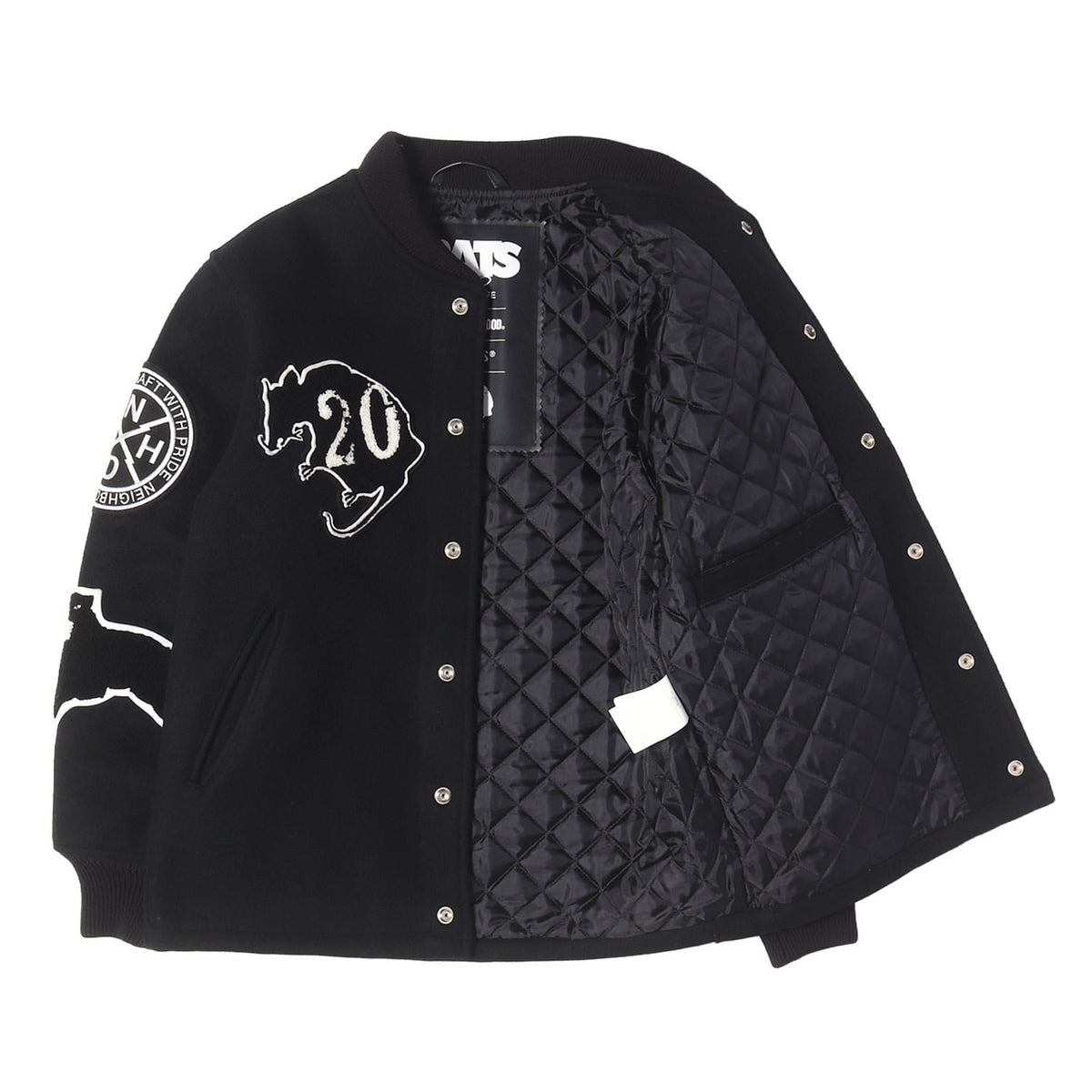 20周年記念 2025年 初売り限定 ×NEIGHBORHOOD ×WTAPS メルトン スタジャン / バーシティジャケット(20th ALL MELTON JACKET)
