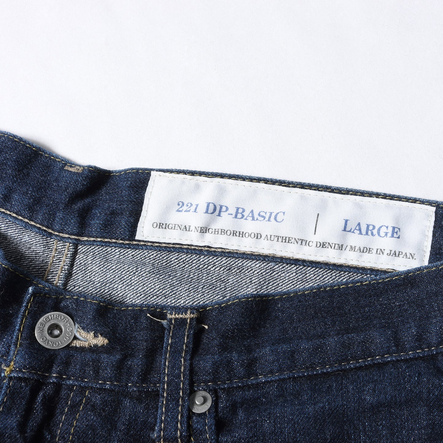 22SS ディープ ベーシック リジッド デニムパンツ(RIGID DENIM DP BASIC PANTS)