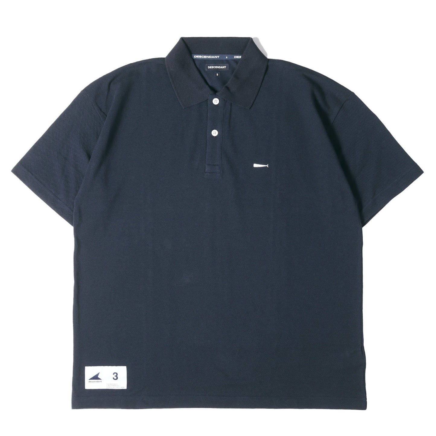 23SS ワンポイント刺繍 鹿の子 ポロシャツ(CACHALOT POLO SS)