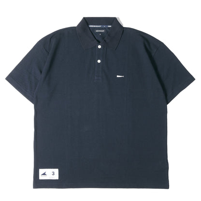 23SS ワンポイント刺繍 鹿の子 ポロシャツ(CACHALOT POLO SS)