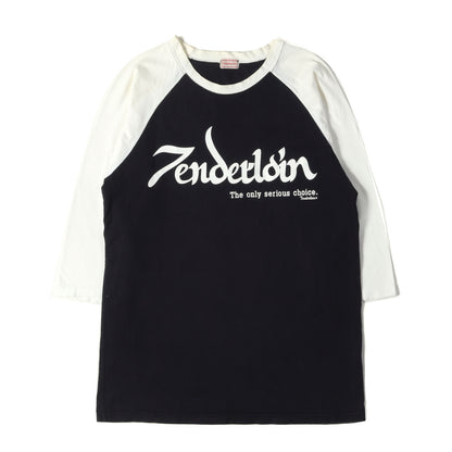 00s ジルジャンロゴ ラグラン 7分袖 Tシャツ