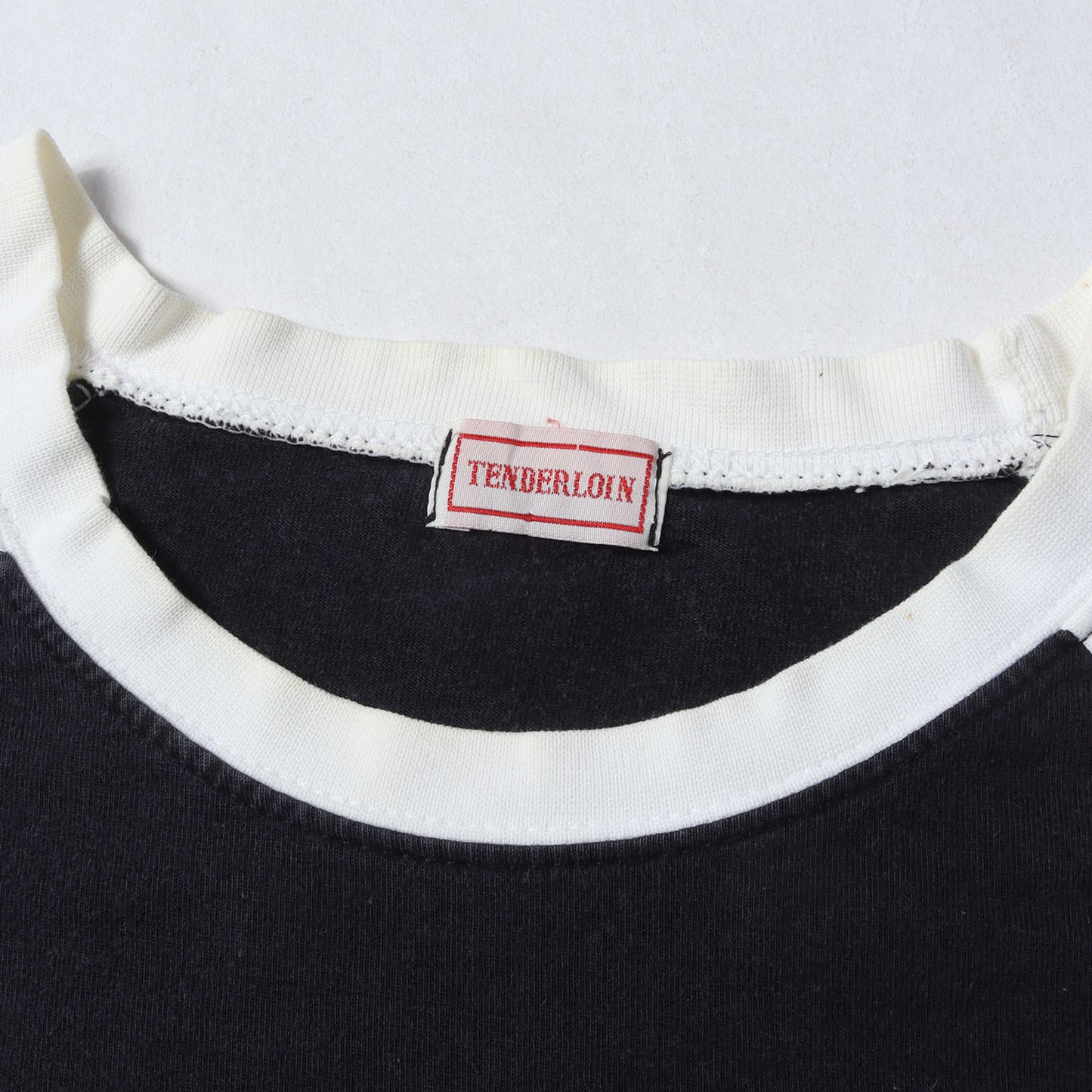 00s ジルジャンロゴ ラグラン 7分袖 Tシャツ