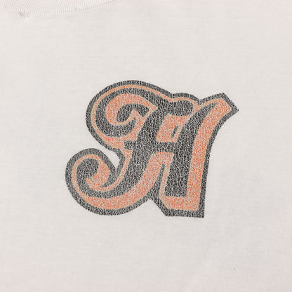 00AW THS期 ダメージ加工 転写プリント Tシャツ