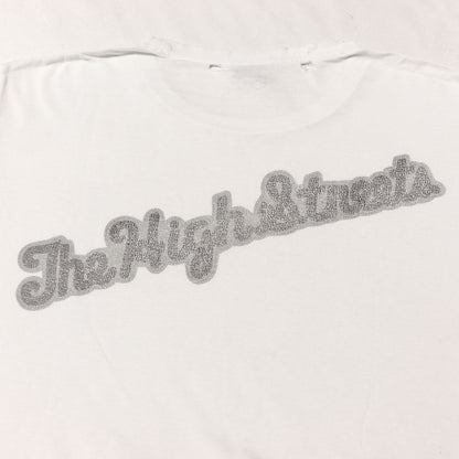 00AW THS期 ダメージ加工 転写プリント Tシャツ
