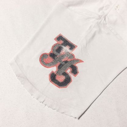 00AW THS期 ダメージ加工 転写プリント Tシャツ