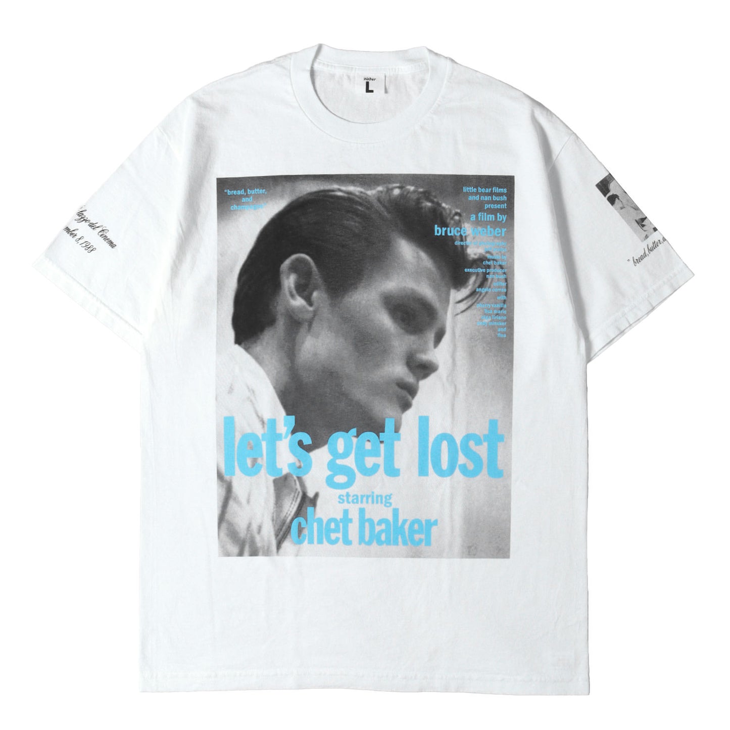 25AW ×Let’s get Lost チェット・ベイカー フォト Tシャツ