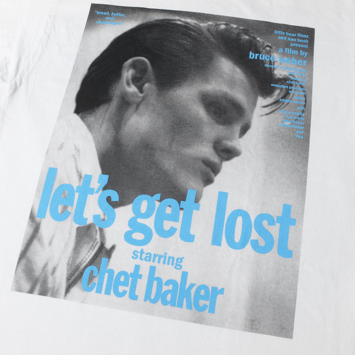 25AW ×Let’s get Lost チェット・ベイカー フォト Tシャツ