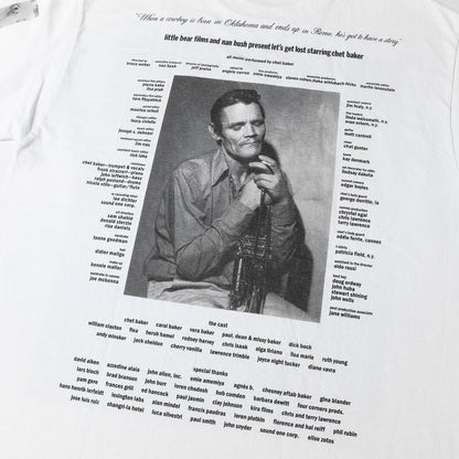 25AW ×Let’s get Lost チェット・ベイカー フォト Tシャツ
