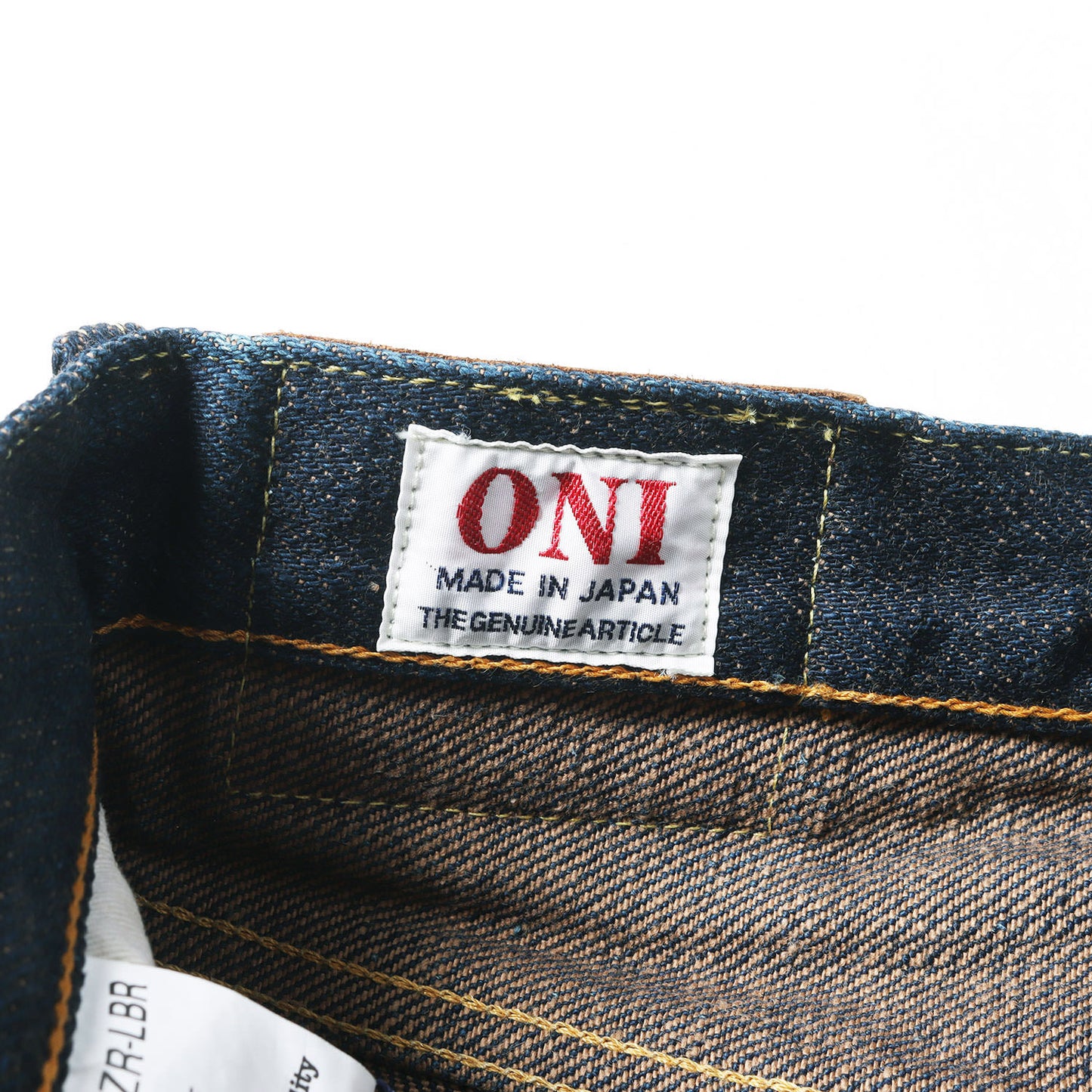 20oz シークレット スーパーワイドテーパード デニムパンツ (ONI822ZR-LBR)