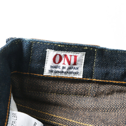 20oz シークレット スーパーワイドテーパード デニムパンツ (ONI822ZR-LBR)