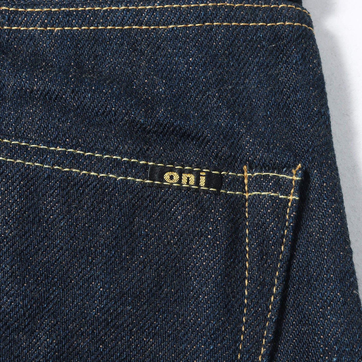 20oz シークレット スーパーワイドテーパード デニムパンツ (ONI822ZR-LBR)