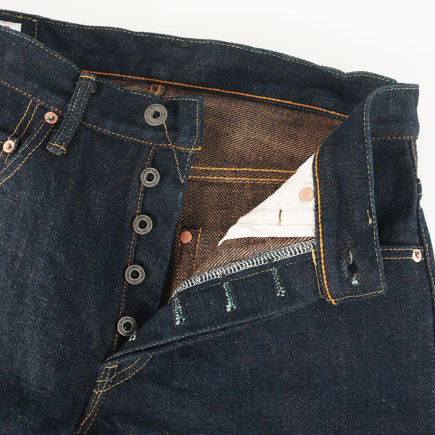 20oz シークレット スーパーワイドテーパード デニムパンツ (ONI822ZR-LBR)