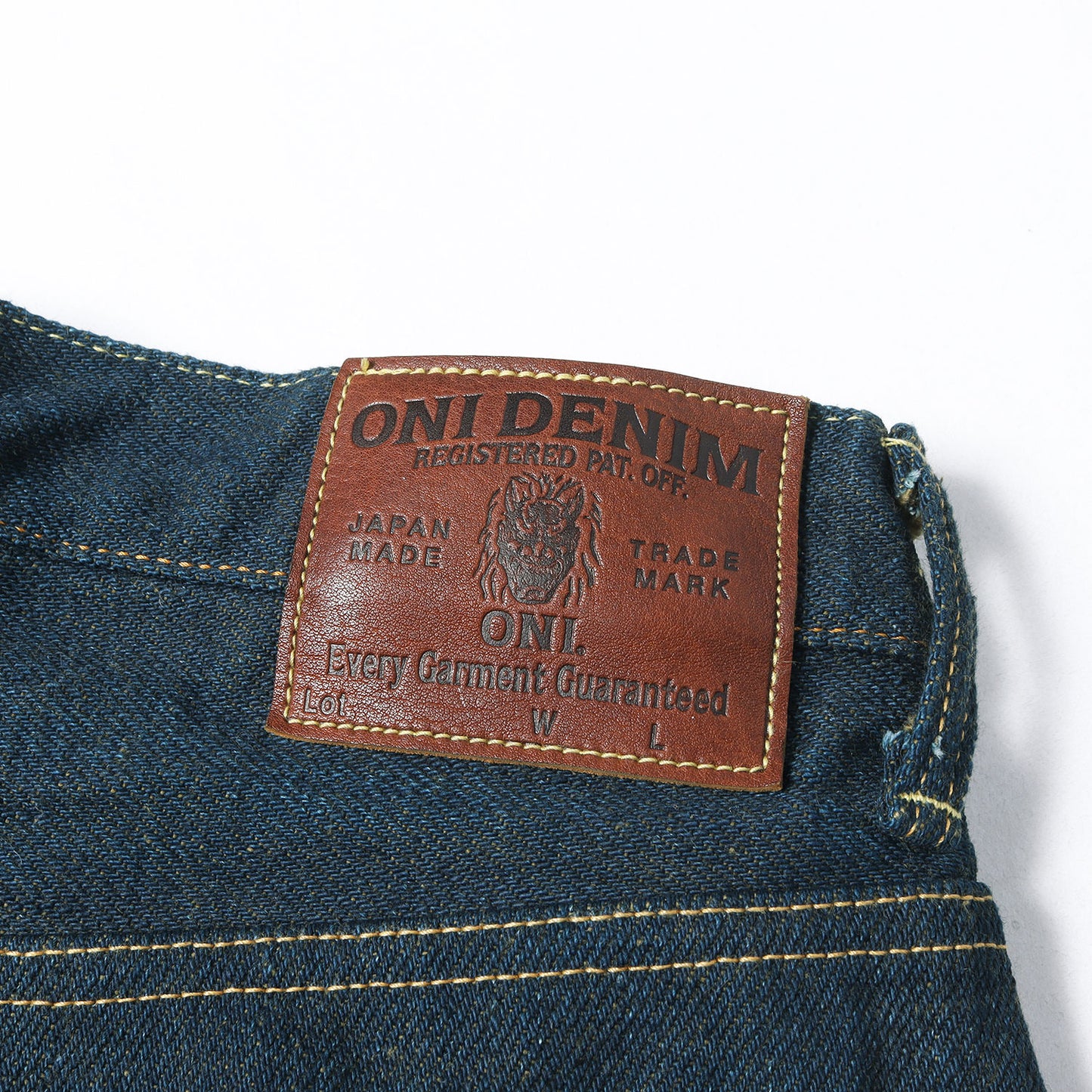 20oz シークレット スーパーワイドテーパード デニムパンツ (ONI822ZR-OLV)