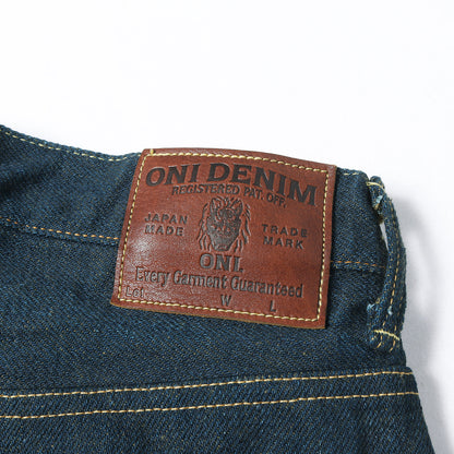 20oz シークレット スーパーワイドテーパード デニムパンツ (ONI822ZR-OLV)