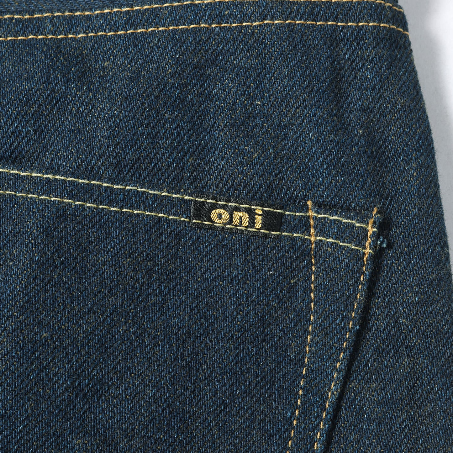 20oz シークレット スーパーワイドテーパード デニムパンツ (ONI822ZR-OLV)