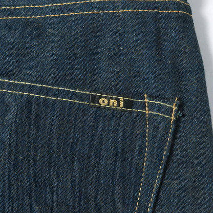20oz シークレット スーパーワイドテーパード デニムパンツ (ONI822ZR-OLV)