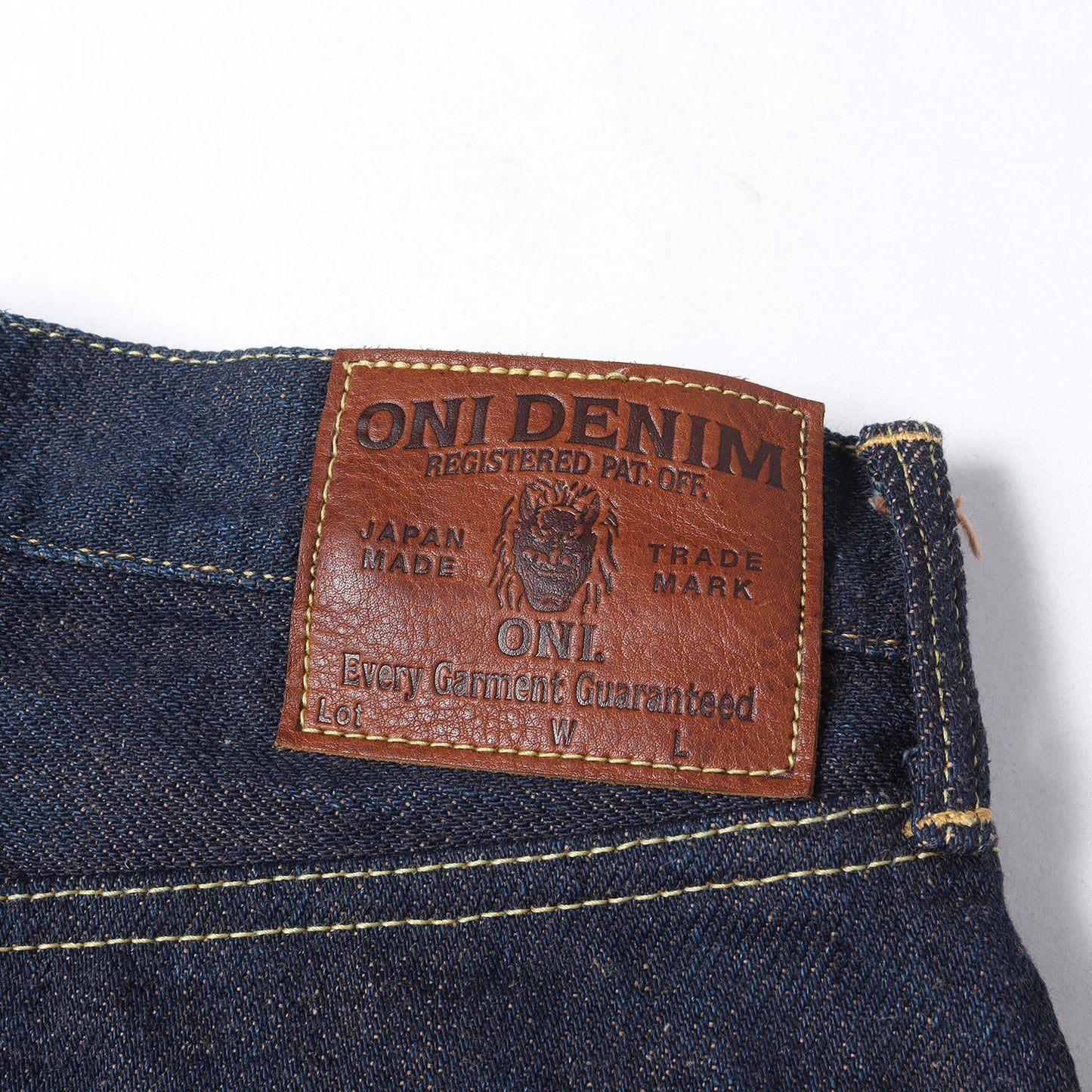 20oz シークレット レギュラーストレート デニムパンツ (ONI288ZR-LBR)