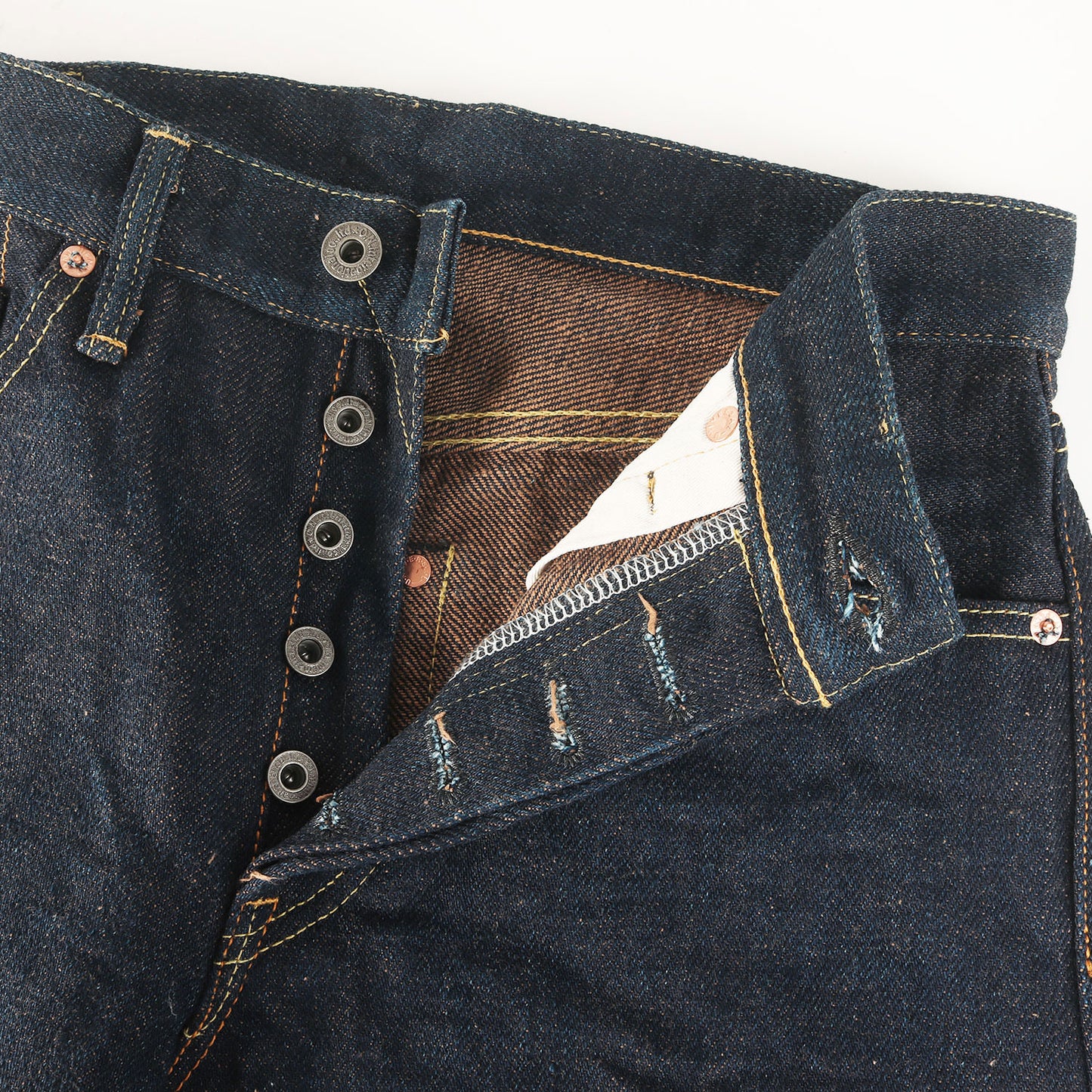 20oz シークレット レギュラーストレート デニムパンツ (ONI288ZR-LBR)