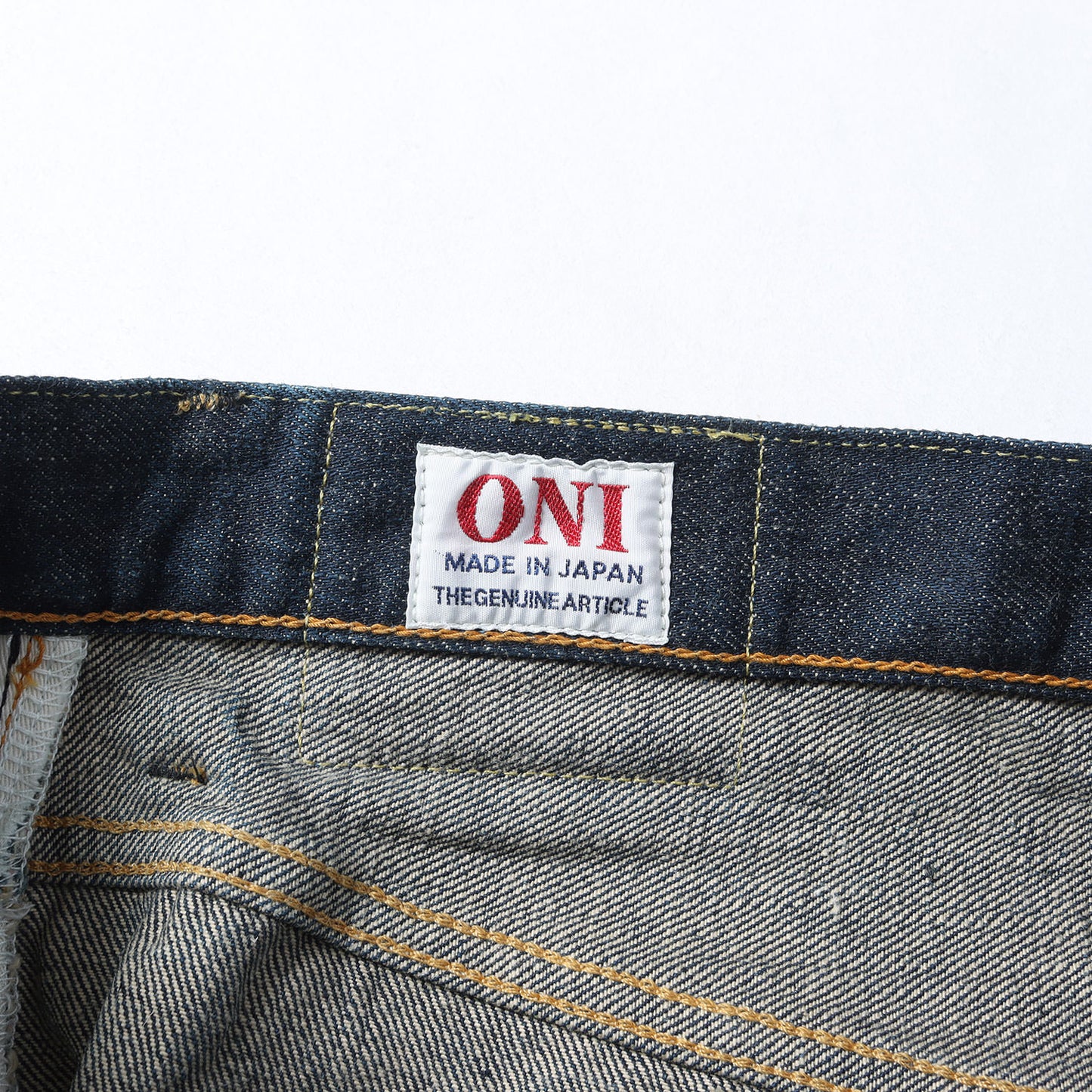 15oz 石川台 レギュラーストレート デニムパンツ (ONI-270 Ishikawadai)