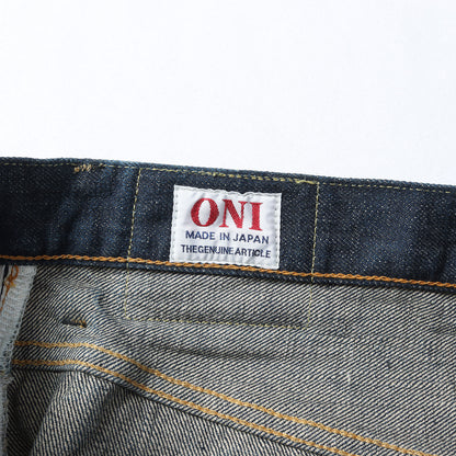 15oz 石川台 レギュラーストレート デニムパンツ (ONI-270 Ishikawadai)