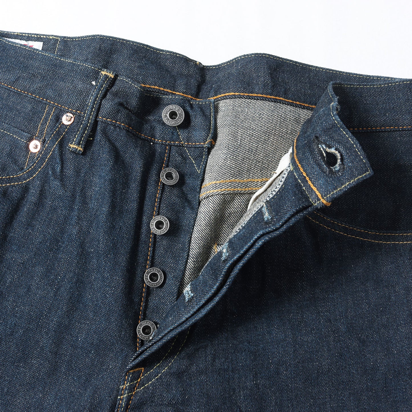 15oz 石川台 レギュラーストレート デニムパンツ (ONI-270 Ishikawadai)