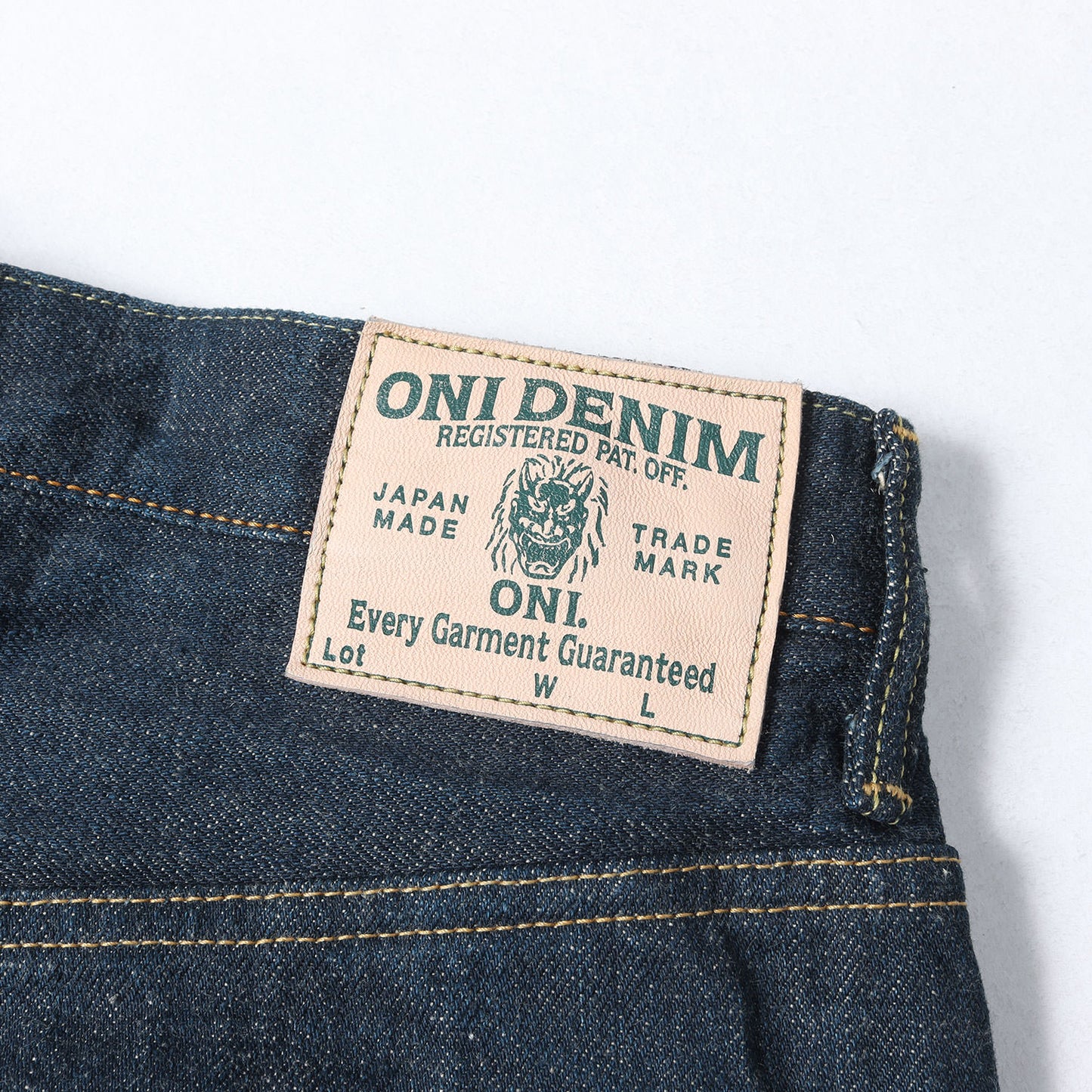 15oz 石川台 レギュラーストレート デニムパンツ (ONI-270 Ishikawadai)