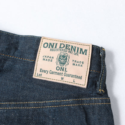 15oz 石川台 レギュラーストレート デニムパンツ (ONI-270 Ishikawadai)