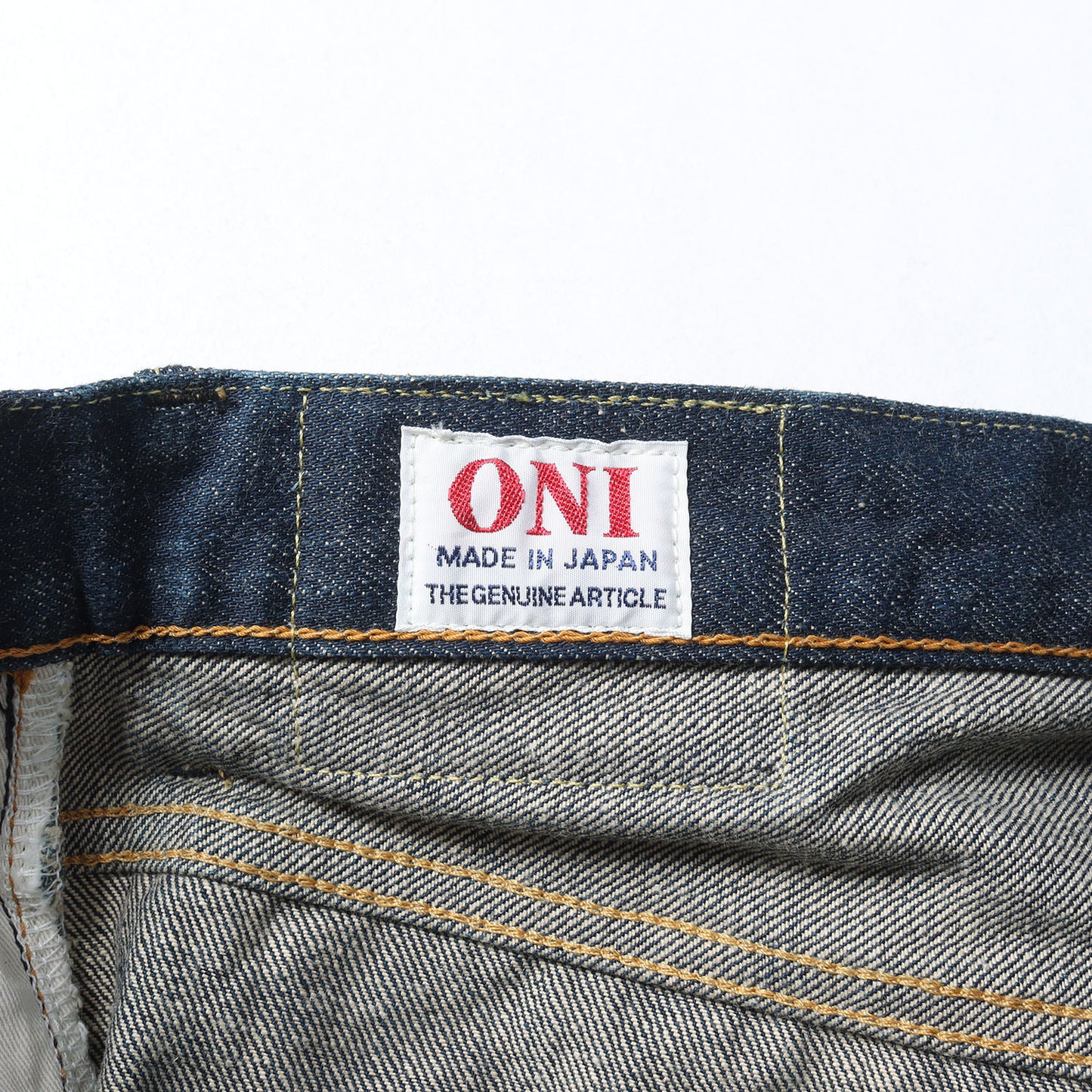 15oz 石川台 レギュラーストレート デニムパンツ (ONI-270 Ishikawadai)