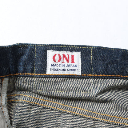 15oz 石川台 レギュラーストレート デニムパンツ (ONI-270 Ishikawadai)