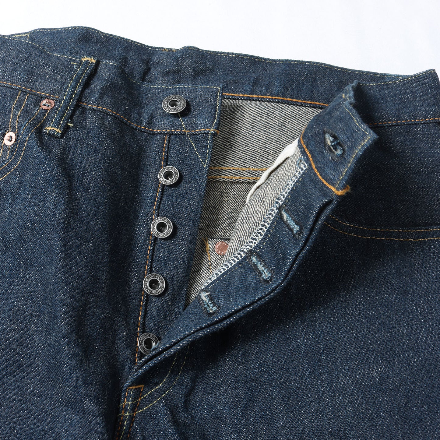 15oz 石川台 レギュラーストレート デニムパンツ (ONI-270 Ishikawadai)